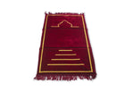 Comfortable red jai namaz by i-Foam